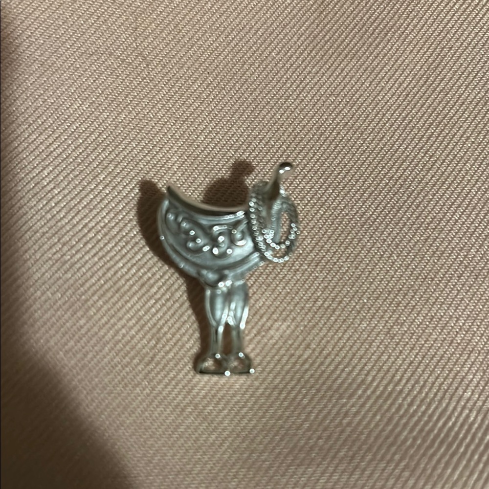 Silver Saddle Shaped Brooch NWOT